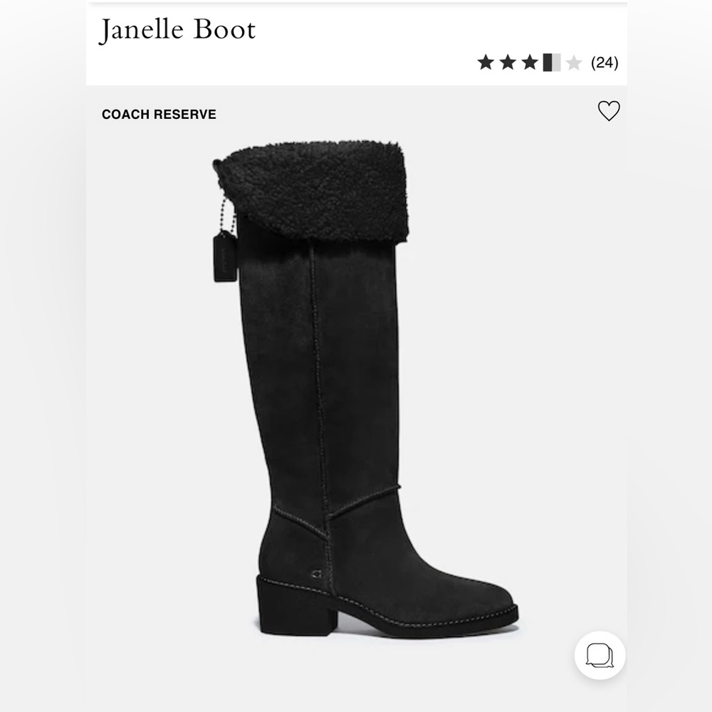Coach Suede Women Boots - size 10 (40.5)